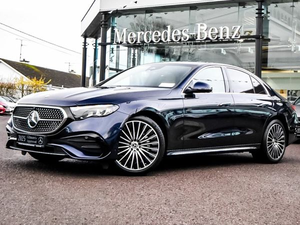Mercedes-Benz E-Class Saloon, Diesel Plug-in Hybrid, 2025, Blue