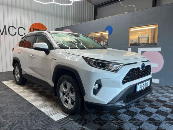 Toyota RAV4 SUV, Petrol Hybrid, 2019, White