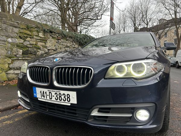 BMW 5-Series Saloon, Diesel, 2014, Blue