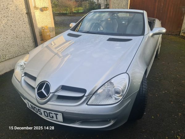 Mercedes-Benz SLK Convertible, Petrol, 2005, Silver