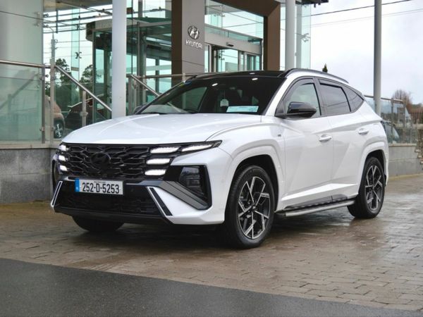 Hyundai Tucson SUV, Petrol Plug-in Hybrid, 2025, White