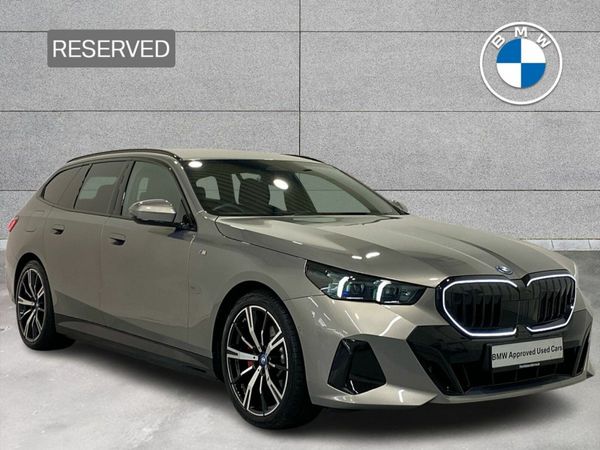BMW 5-Series Estate, Petrol Plug-in Hybrid, 2024, Grey