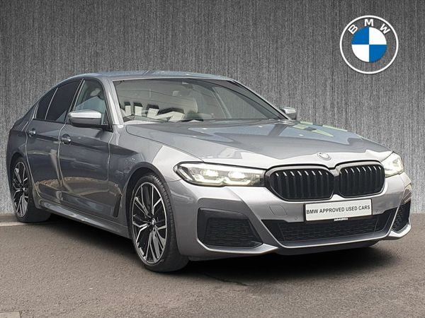 BMW 5-Series Saloon, Diesel, 2021, Blue
