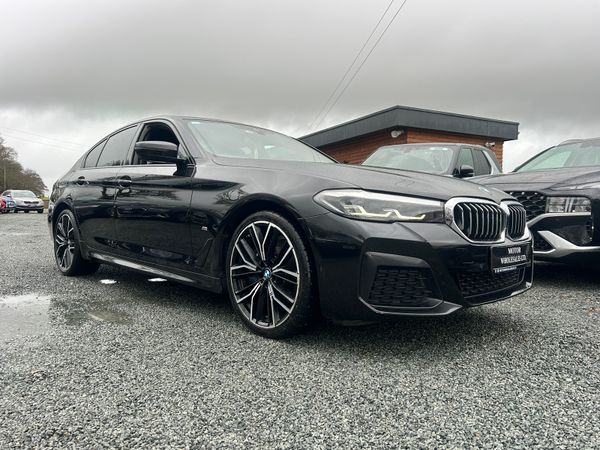 BMW 5-Series Saloon, Petrol Plug-in Hybrid, 2021, Black