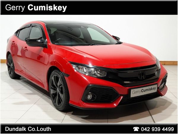 Honda Civic Hatchback, Petrol, 2018, Red