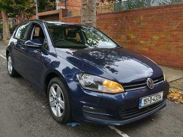 Volkswagen Golf Hatchback, Diesel, 2015, Blue