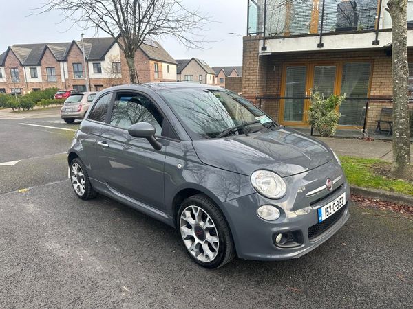 Fiat 500 Hatchback, Petrol, 2015, Grey