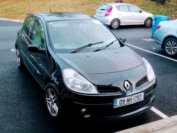 Renault Clio Hatchback, Ethanol Petrol, 2009, Black