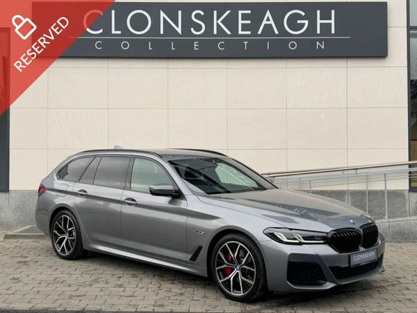 BMW 5-Series Estate, Petrol Plug-in Hybrid, 2022, Grey