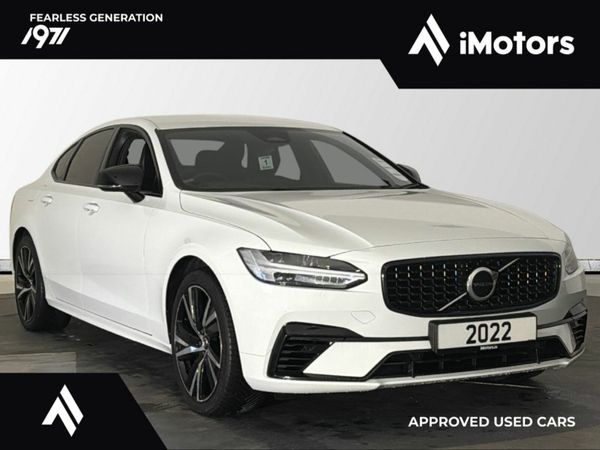 Volvo S90 Saloon, Petrol Plug-in Hybrid, 2022, White