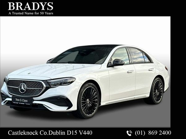 Mercedes-Benz E-Class Saloon, Diesel Plug-in Hybrid, 2026, White