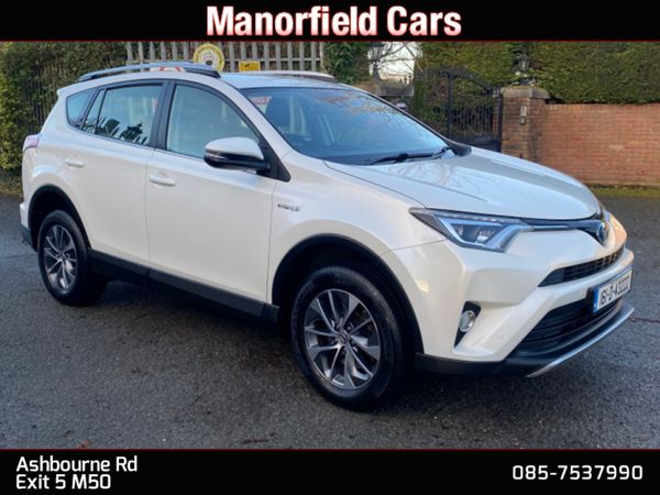 Toyota RAV4 SUV, Petrol Hybrid, 2016, White