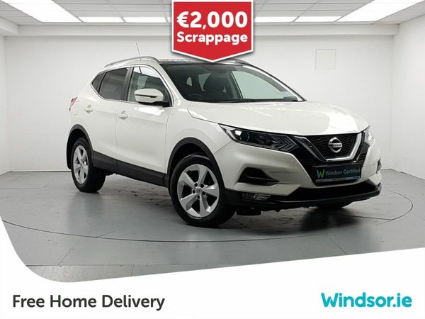 Nissan Qashqai MPV, Petrol, 2020, White