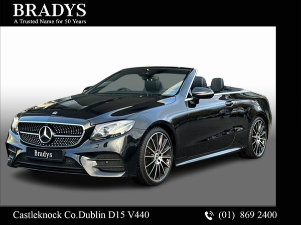 Mercedes-Benz E-Class Convertible, Diesel, 2021, Black