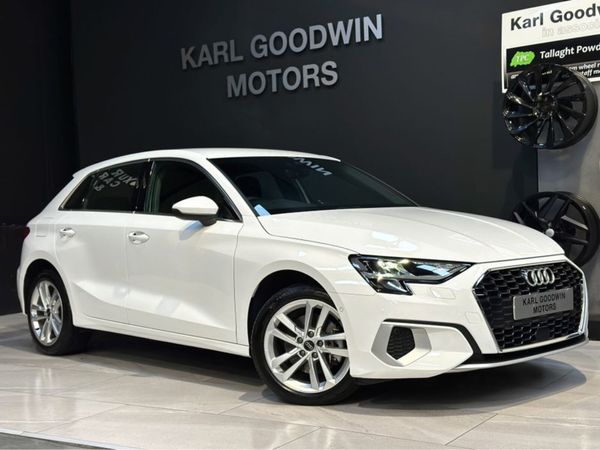 Audi A3 Hatchback, Petrol Plug-in Hybrid, 2024, White