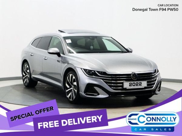 Volkswagen Arteon Estate, Petrol Hybrid, 2022, Silver