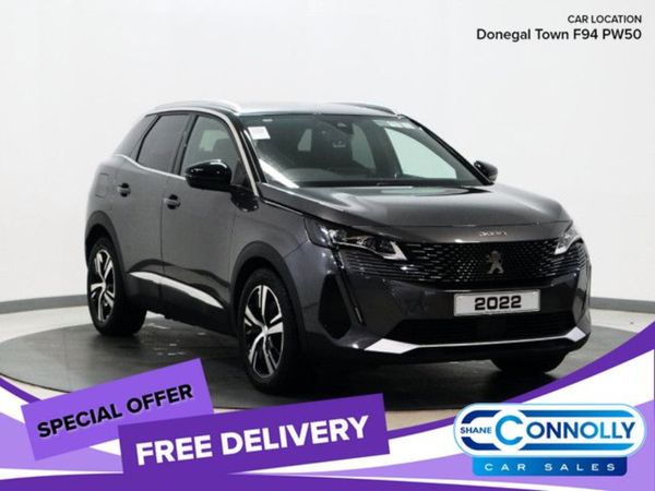Peugeot 3008 SUV, Petrol Hybrid, 2022, Grey