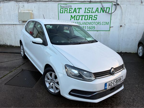 Volkswagen Polo Hatchback, Petrol, 2014, White