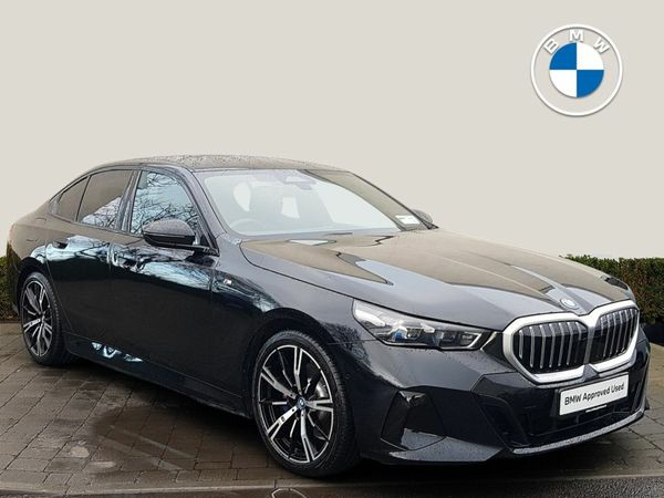 BMW 5-Series Saloon, Petrol Plug-in Hybrid, 2025, Black