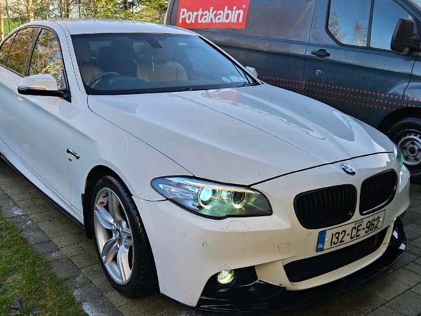 BMW 5-Series Saloon, Diesel, 2013, White