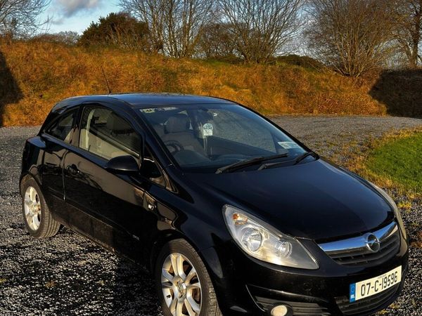 Opel Corsa Hatchback, Petrol, 2007, Black