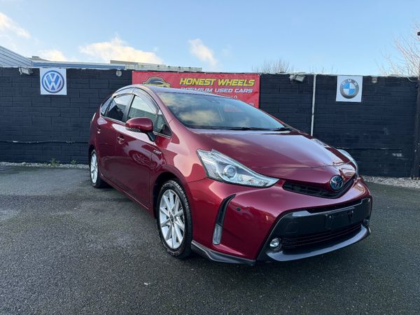Toyota Prius MPV, Petrol Hybrid, 2019, Red
