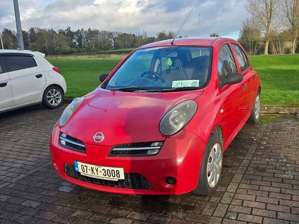 Nissan Micra Hatchback, Petrol, 2007, Red
