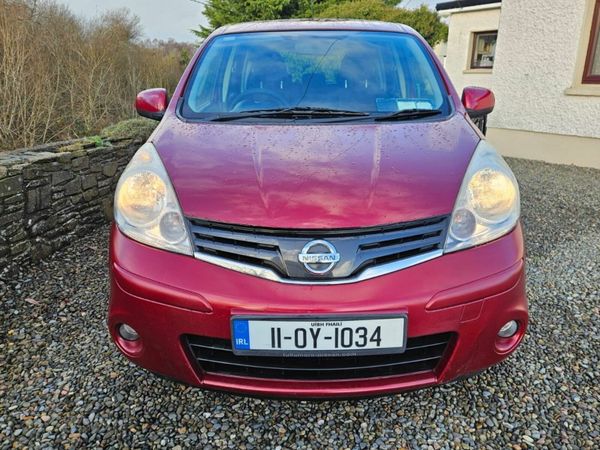 Nissan Note MPV, Petrol, 2011, Red