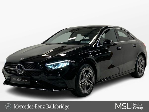 Mercedes-Benz A-Class Saloon, Petrol Plug-in Hybrid, 2024, Black