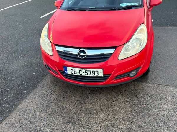 Opel Corsa Hatchback, Petrol, 2008, Red