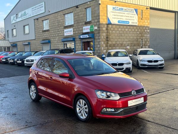 Volkswagen Polo Hatchback, Petrol, 2016, Red