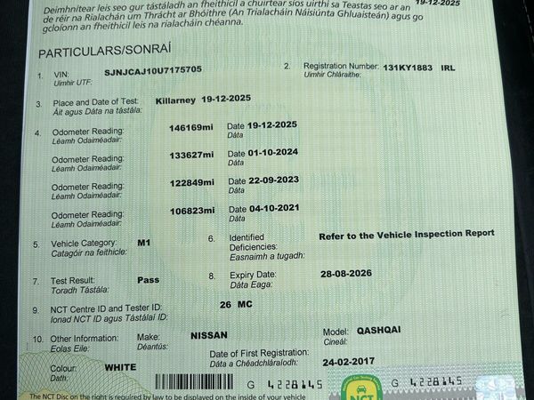 Nissan Qashqai+2 MPV, Diesel, 2013, White