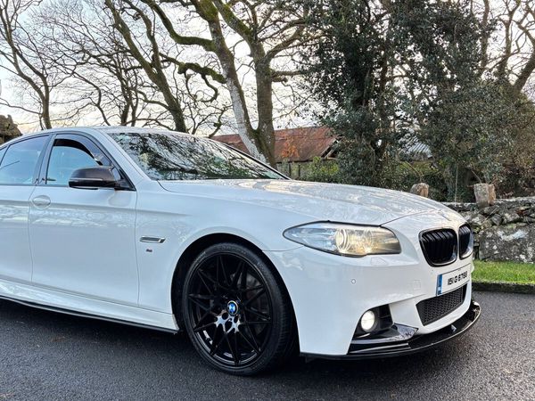 BMW 5-Series Saloon, Diesel, 2015, White