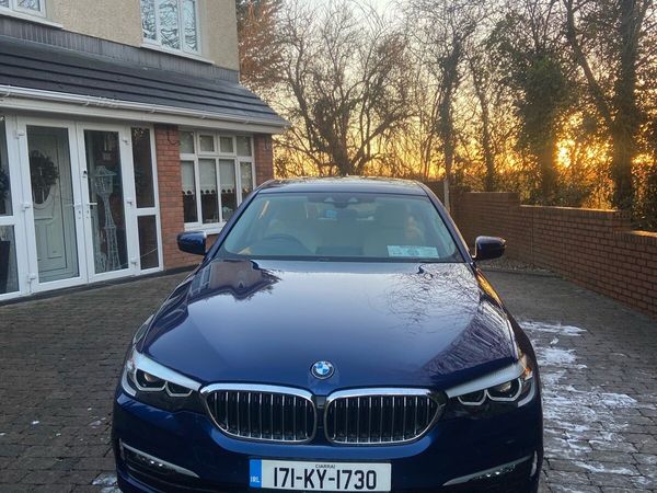 BMW 5-Series Saloon, Diesel, 2017, Blue