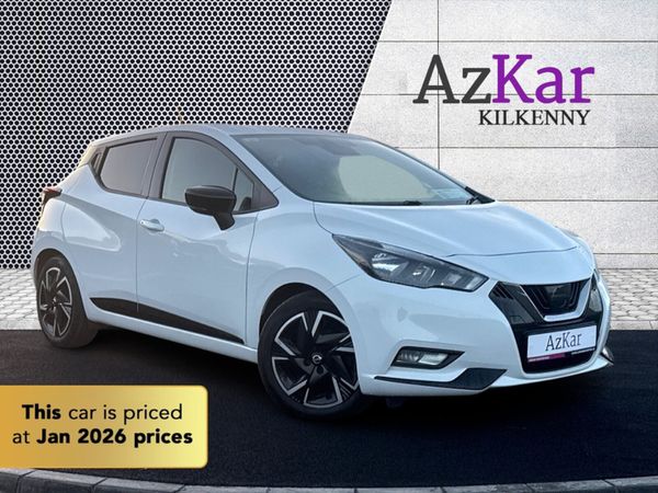 Nissan Micra Hatchback, Petrol, 2022, White