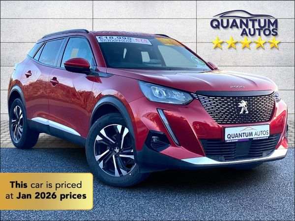 Peugeot 2008 SUV, Petrol, 2021, Red
