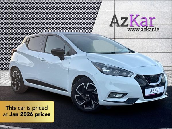 Nissan Micra Hatchback, Petrol, 2022, White