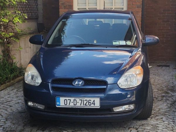 Hyundai Accent Hatchback, Petrol, 2007, Blue