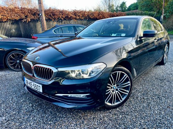 BMW 5-Series Saloon, Diesel, 2018, Black