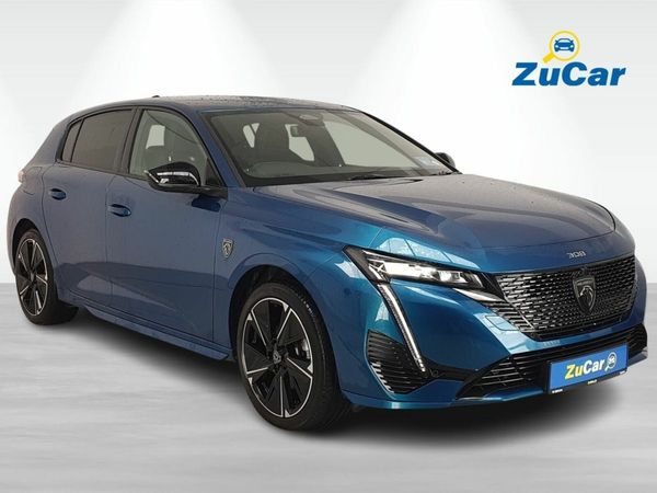 Peugeot 308 Hatchback, Electric, 2024, Blue
