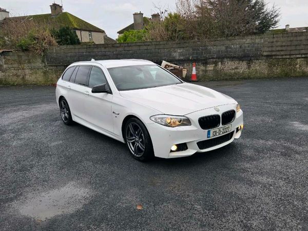 BMW 5-Series Estate, Diesel, 2013, White