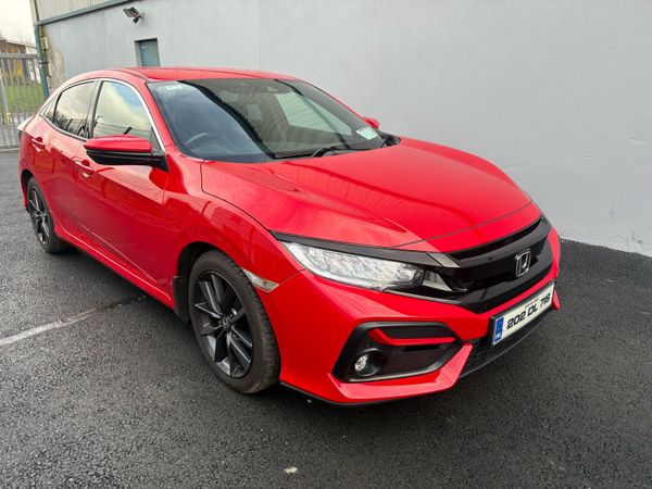 Honda Civic Hatchback, Petrol, 2020, Red