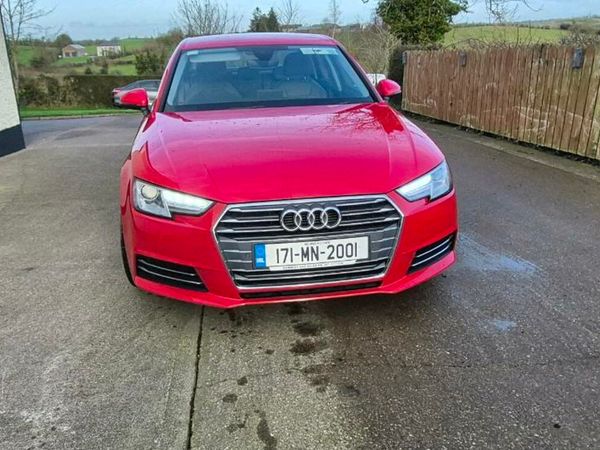 Audi A4 Saloon, Diesel, 2017, Red