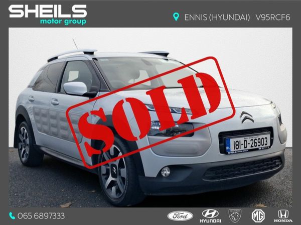 Citroen C4 Cactus Hatchback, Petrol, 2018, White