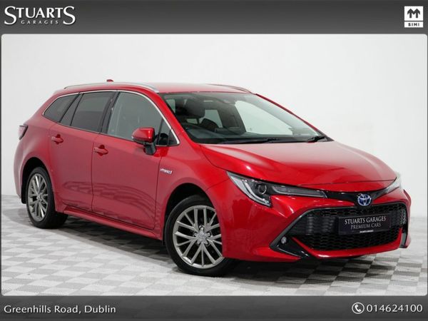 Toyota Corolla Estate, Petrol Hybrid, 2020, Red