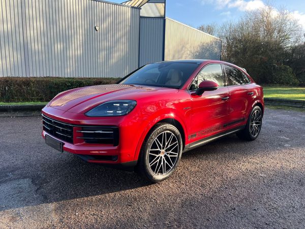 Porsche Cayenne Coupe, Petrol Hybrid, 2024, Red