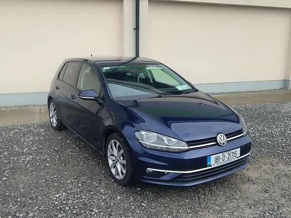 Volkswagen Golf Hatchback, Petrol, 2018, Blue