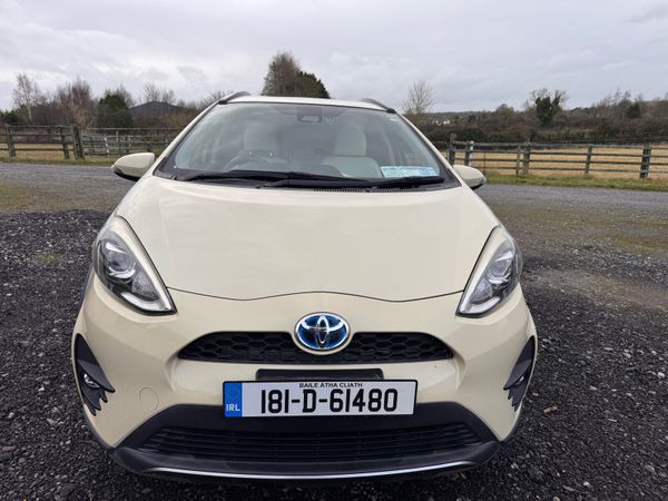 Toyota Aqua Hatchback, Petrol Hybrid, 2018, Beige