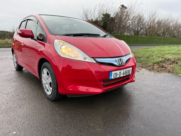 Honda Fit Hatchback, Petrol Hybrid, 2013, Red