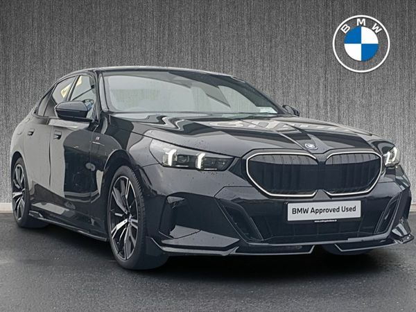 BMW 5-Series Saloon, Petrol Plug-in Hybrid, 2024, Black